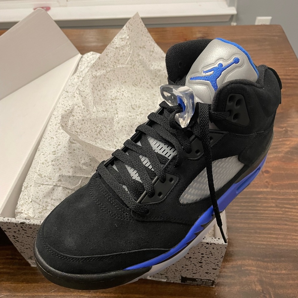 Air Jordan 5 retro Black/Racer Blue